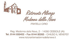 Ristorante Albergo Madonna della Neve Cessole Ristorante Albergo Madonna della Neve Cessole