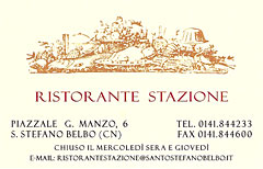 Ristorante Stazione Santo Stefano Belbo Ristorante Stazione Santo Stefano Belbo
