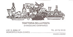 Trattoria della Posta Monforte d’Alba Trattoria della Posta Monforte d’Alba